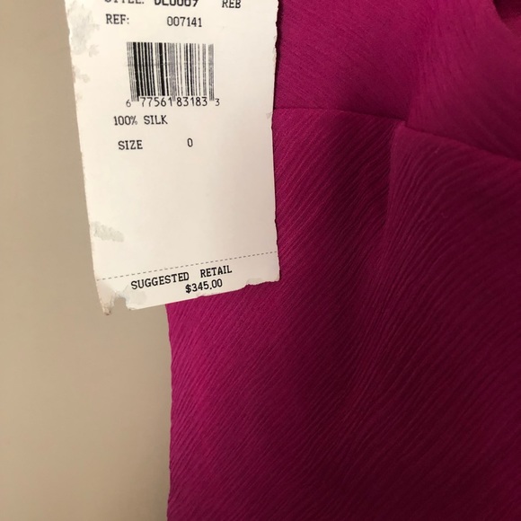 NWT Nicole Miller Pink Maxi Cocktail Evening Gown - Picture 4 of 8